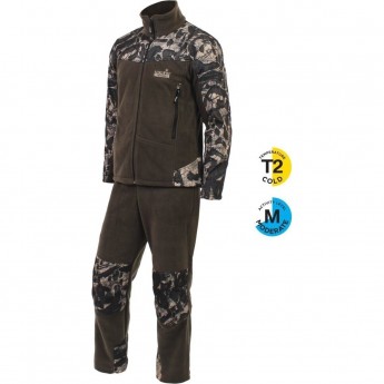 Костюм флисовый NORFIN BERINGS CAMO GREEN 06 Р.XXXL